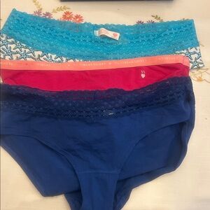 Victoria's Secret Blue and Pink Panties Set Intimates